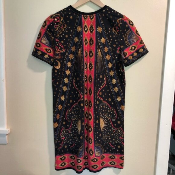 FARM Rio Celestial 100% Cotton Dress size small Hippie/Festival/Boho - Picture 4 of 7